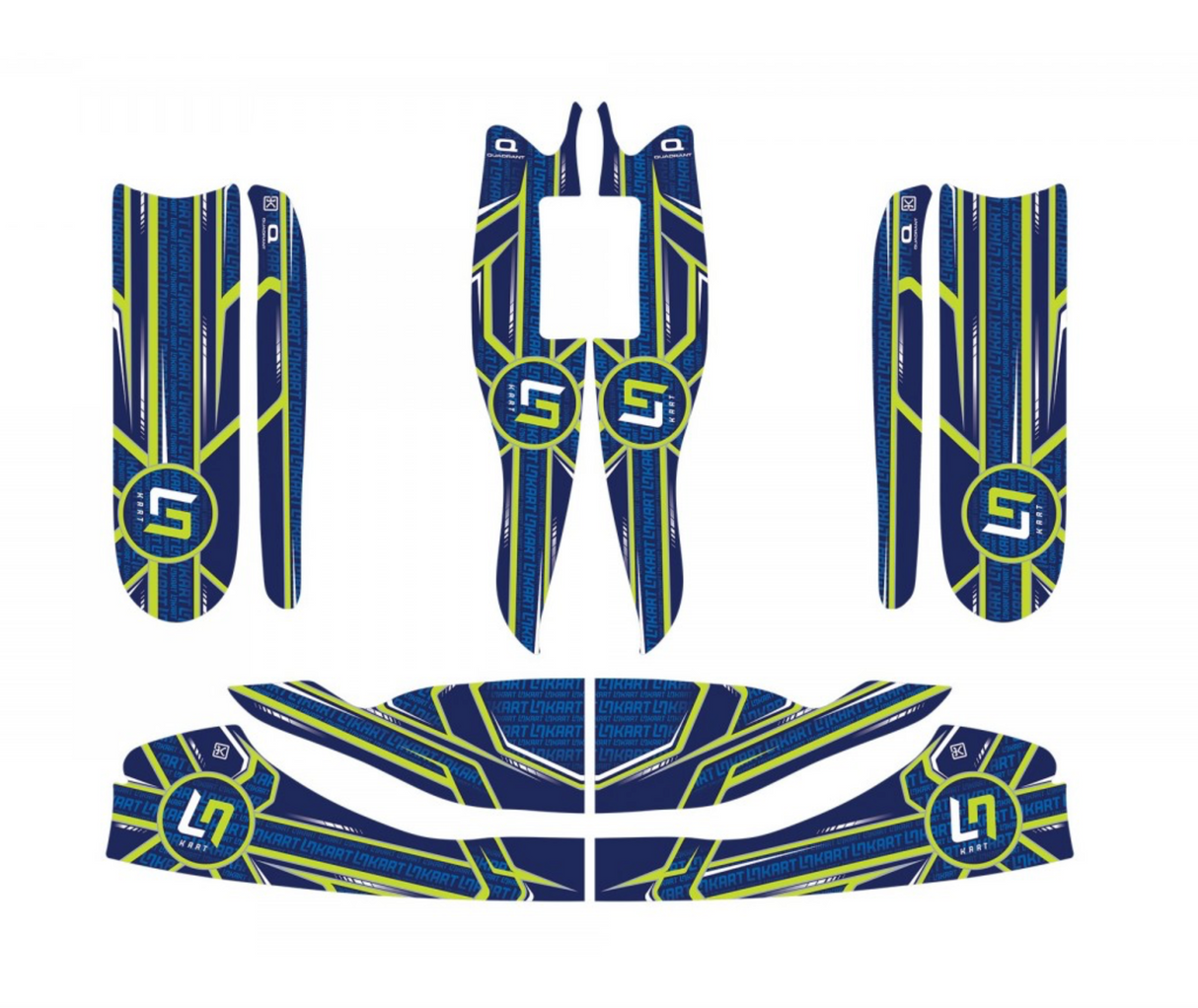 LANDO NORRIS M10 BODYWORKS STICKERS KIT 2022 (OK - KZ - DD2)