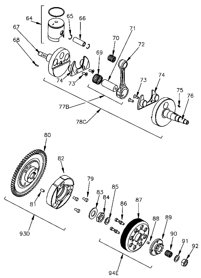 MINI ROK CLUTCH DRUM 60CC