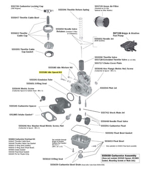 LO206 Carburetor Parts