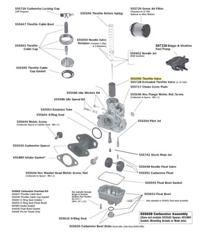 LO206 Carburetor Parts