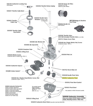 LO206 Carburetor Parts