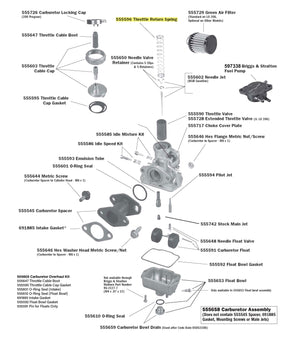 LO206 Carburetor Parts
