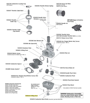 LO206 Carburetor Parts