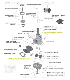 LO206 Carburetor Parts