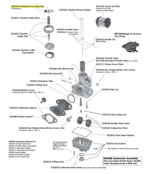LO206 Carburetor Parts