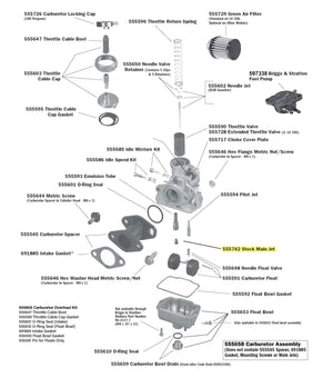 LO206 Carburetor Parts