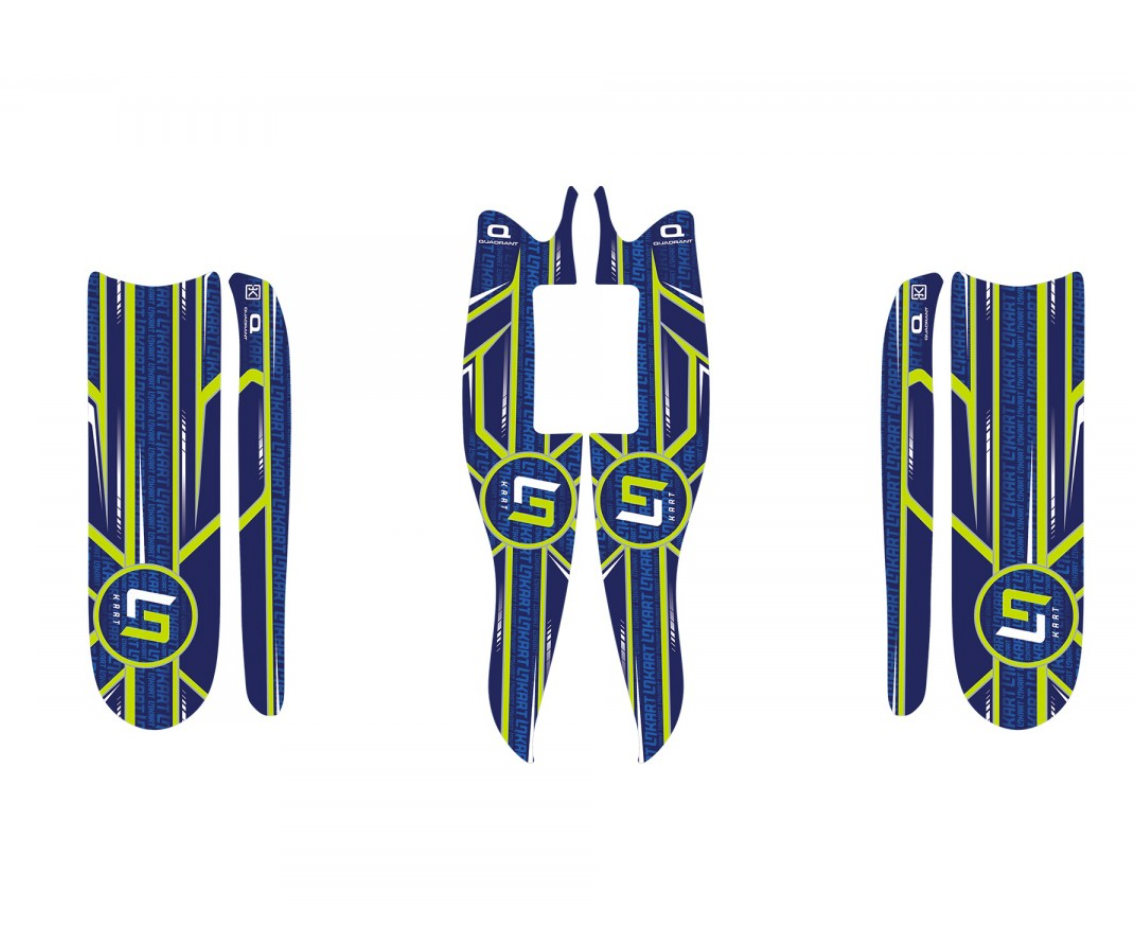 LANDO NORRIS M10 BODYWORKS STICKERS + FRONT SPOILER M7 2022 GRAPHICS (OK - KZ - DD2)