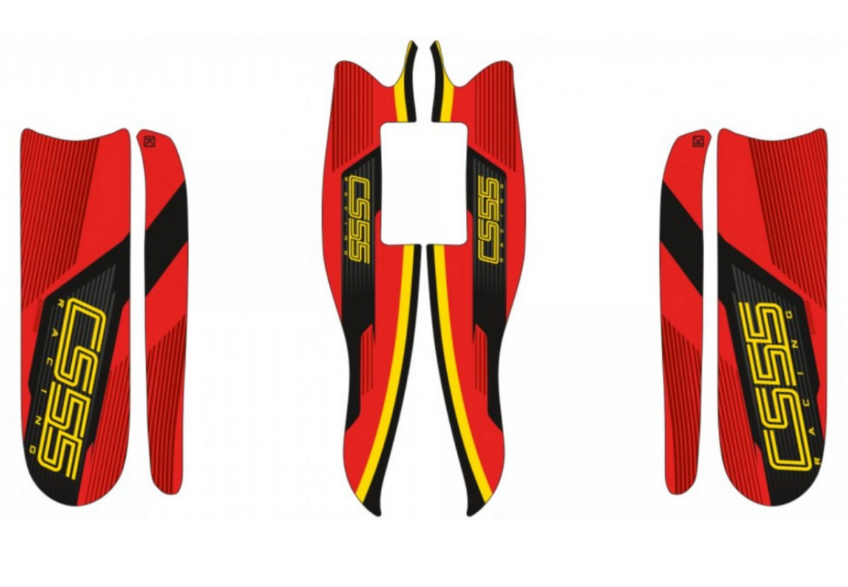 CS55 M10 BODYWORKS STICKERS + FRONT SPOILER M7 2024 GRAPHICS (OK - KZ - DD2)