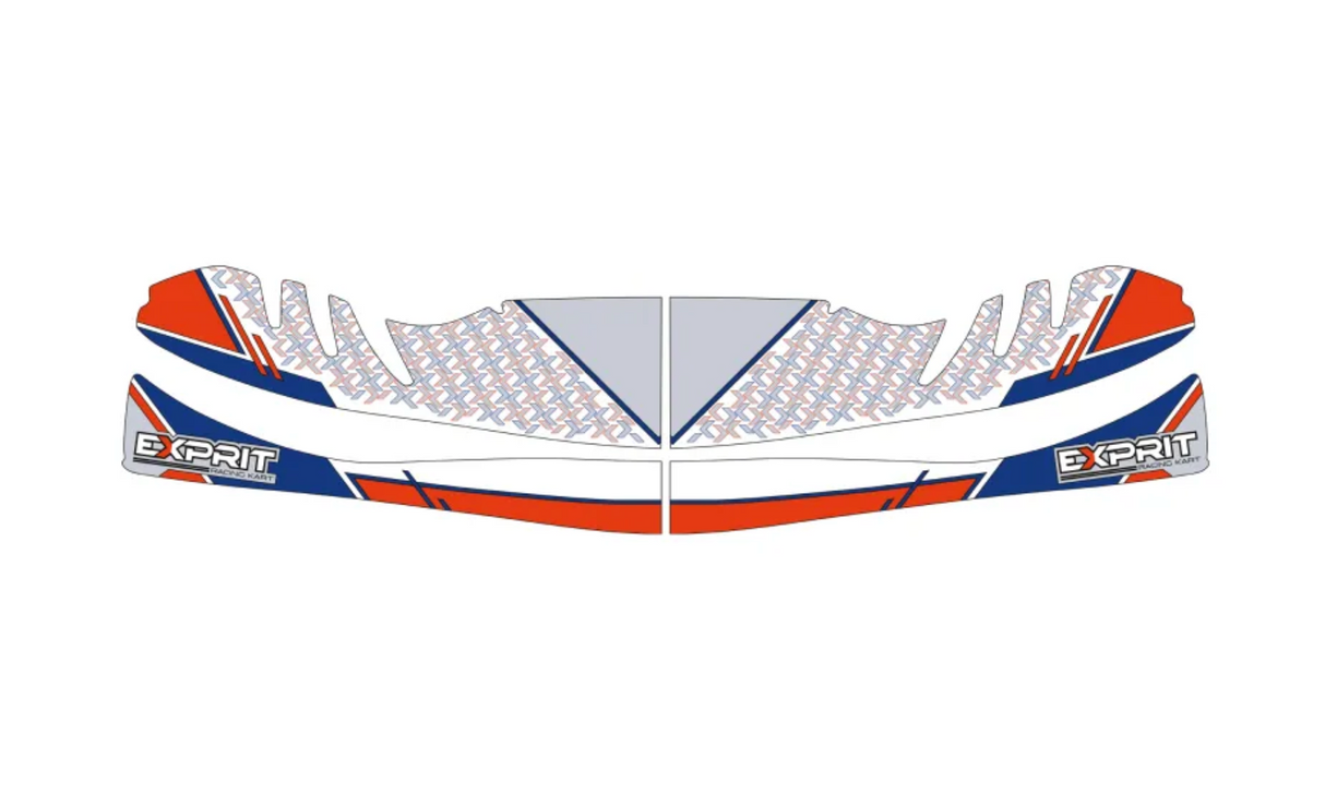 EXPRIT M11 FRONT FAIRING STICKER 2025 (OK - KZ - DD2)